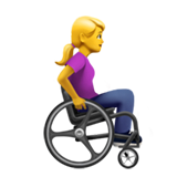 Woman in Manual Wheelchair Facing Right, the design in this release