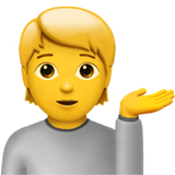 Person Tipping Hand, the design in this release