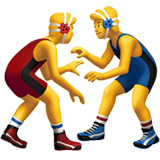 People Wrestling, the design in this release