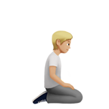 Person Kneeling Facing Right: Medium-Light Skin Tone, the design in this release