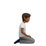 Person Kneeling Facing Right: Medium-Dark Skin Tone, the design in this release