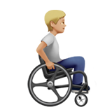 Person in Manual Wheelchair Facing Right: Medium-Light Skin Tone, the design in this release