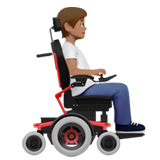 Person in Motorized Wheelchair Facing Right: Medium Skin Tone, the design in this release