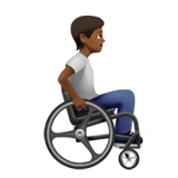 Person in Manual Wheelchair Facing Right: Medium-Dark Skin Tone, the design in this release