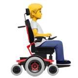 Person in Motorized Wheelchair Facing Right, the design in this release