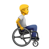 Person in Manual Wheelchair Facing Right, the design in this release