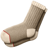 Socks as drawn by Apple in iOS 17.4