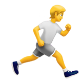 Person Running Facing Right, the previous design