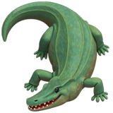 Crocodile as drawn by Apple in iOS 18.4