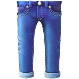 Jeans as drawn by Apple in iOS 18.4