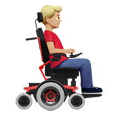 Man in Motorized Wheelchair Facing Right: Medium-Light Skin Tone, the previous design