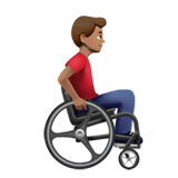 Man in Manual Wheelchair Facing Right: Medium Skin Tone, the previous design