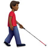 Man with White Cane Facing Right: Medium-Dark Skin Tone, the previous design