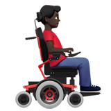 Man in Motorized Wheelchair Facing Right: Dark Skin Tone, the previous design