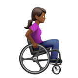 Woman in Manual Wheelchair Facing Right: Medium-Dark Skin Tone, the previous design
