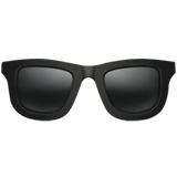 Sunglasses as drawn by Apple in iOS 18.4