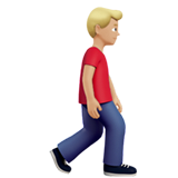 Man Walking Facing Right: Medium-Light Skin Tone, the previous design
