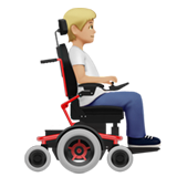 Person in Motorized Wheelchair Facing Right: Medium-Light Skin Tone, the previous design