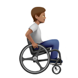 Person in Manual Wheelchair Facing Right: Medium Skin Tone, the previous design