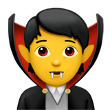 Vampire as drawn by Apple in iOS 18.4