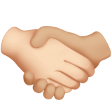 Handshake: Light Skin Tone, Medium-Light Skin Tone, the previous design