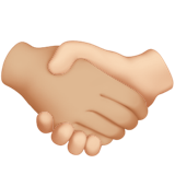 Handshake: Medium-Light Skin Tone, Light Skin Tone, the previous design