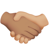 Handshake: Medium Skin Tone, Medium-Light Skin Tone, the previous design