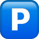 P button as rendered by Apple