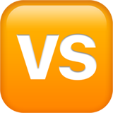 VS button as rendered by Apple