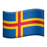 flag: Åland Islands as rendered by Apple