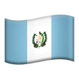 flag: Guatemala as rendered by Apple