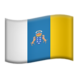 flag: Canary Islands as rendered by Apple