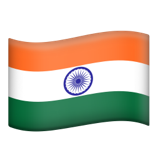 Flag: India as drawn by Apple in iOS 26.4