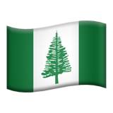 flag: Norfolk Island as rendered by Apple