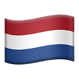 flag: Netherlands as rendered by Apple