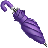 closed umbrella as rendered by Apple