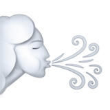 ์ผ๊ตด์ด ์๋ ๋ฐ๋ as rendered by Apple
