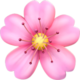 cherry blossom as rendered by Apple