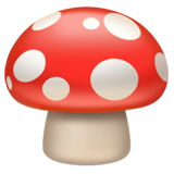 Mushroom as drawn by Apple in iOS 26.4