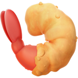 fried shrimp as rendered by Apple