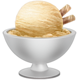ice cream as rendered by Apple