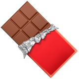 chocolate bar as rendered by Apple