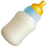 baby bottle as rendered by Apple