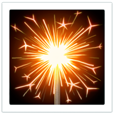 sparkler as rendered by Apple