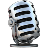 microfono radiofonico as rendered by Apple