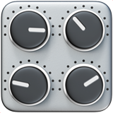 control knobs as rendered by Apple