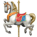 carousel horse as rendered by Apple