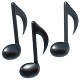 note musicali as rendered by Apple