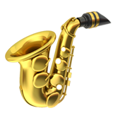 saxophone as rendered by Apple
