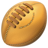 rugby football as rendered by Apple